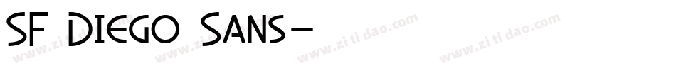 SF Diego Sans字体转换
